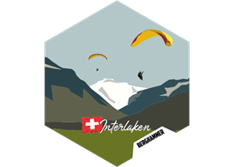 Hexagonsticker Interlaken Paraglider