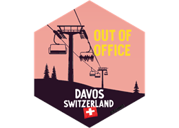 Hexagonsticker Out of Office - DAVOS