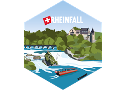 Hexagonsticker Rheinfall Schaffhausen