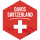 Hexagonsticker Schweizerkreuz - DAVOS