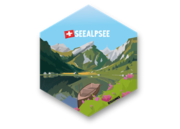 Hexagonsticker Seealpsee