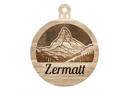 Holz Aufhänger Zermatt Matterhorn