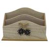 Holz Briefhalter mit Edelweiss