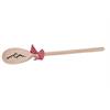 Holz Kochlöffel Buche 30cm mit Schleife rot - Berge