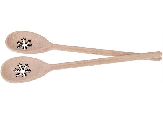Holz Kochlöffel Buche 30cm - Schneeflocke
