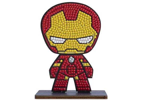 Ironman, figurine d'art en cristal env. 11x8cm