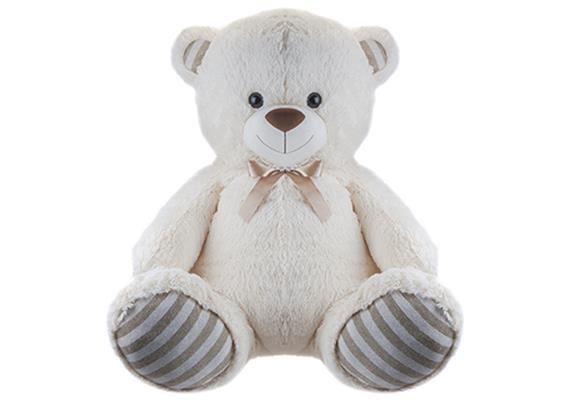 Jumbo Plüsch Cream Luxus sitzend, 90 cm, 3er Set