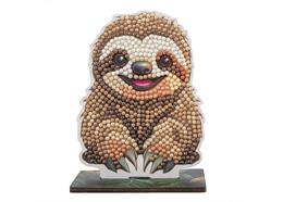 Jungle Faultier, Crystal Art Buddy, ca. 11x8cm