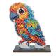 Jungle Papagei, Crystal Art Buddy, ca. 11x8cm