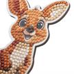 Känguru, Crystal Art Buddy, ca. 11x8cm | Bild 2