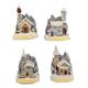 Kappellen mit Felsen Winter, 4 assortiert