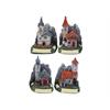 Kirchen Sommer mit Bergen, 4 assortiert
