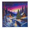 La chaussette du Père Noël, 30x30cm Crystal Art Kit