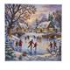 La chaussette du Père Noël, 30x30cm Crystal Art Kit