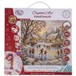 La chaussette du Père Noël, 30x30cm Crystal Art Kit | Bild 5