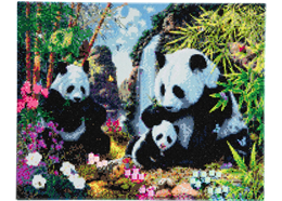 La vallée du panda, 40x50cm Crystal Art Kit