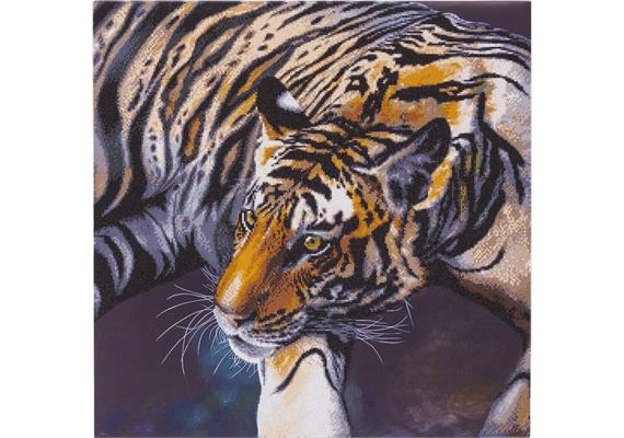 Le Tigre, Image 70x70cm Crystal Art Kit