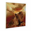 Lions de la savane, 40x50cm Crystal Art Kit | Bild 3