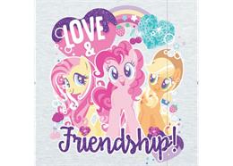 Love & Friendship, 18x18cm Crystal Art Card