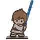 Luke Skywalker, figurine d'art en cristal env. 11x8cm