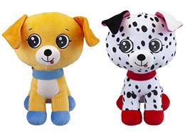 Lustiger Dalmatiner & Labrador 50cm, 2er Set assoriert
