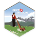 Magnet Alphornbläser - Grüezi Switzerland