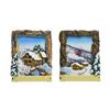 Magnet Bild Winter mit Seilbahn, 2 assortiert