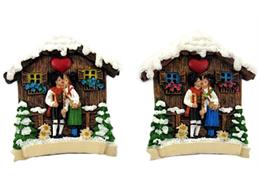 Magnet Heidi und Peter vor Chalet, 2 assortiert