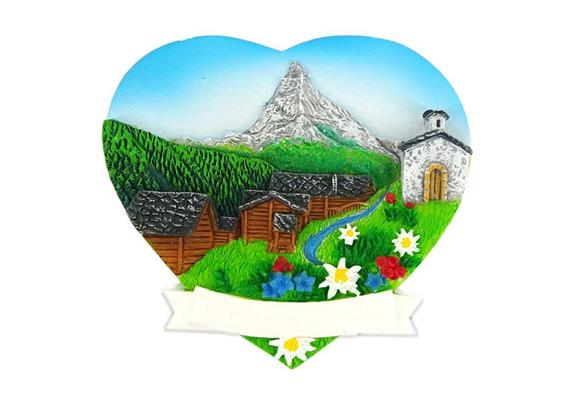 Magnet Herz Matterhorn Sommer