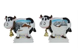 Magnet Kuhform mit Landschaft, 5x6.5cm, 2 assortiert