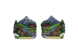 Magnet Landschaft mit Hirsch, 2 assortieren