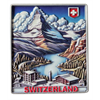 Magnet Metall Switzerland, 7.5 x 6.5cm