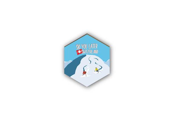 Magnet Ski you later - Switzerland