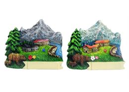 Magnet Sommer Berglandschaft, 2 assortiert