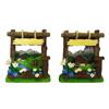 Magnet Sommer Blumenkasten mit Bergen, 2 assortiert