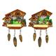 Magnet Sommer Kuckucksuhr, 2 assortiert