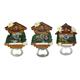 Magnet Sommer Kuckucksuhr mit Flaschenöffner, 3 assortiert