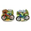 Magnet Sommer mit Fahrrad, 2 assortiert