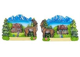 Magnet Sommer See mit Steinbock, 2 assortiert