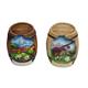 Magnet Sommerlandschaft in Fass, 2 assortiert