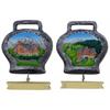 Magnet Sommerlandschaft in Kuhglocke, 2 assortiert