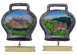 Magnet Sommerlandschaft in Kuhglocke, 2 assortiert
