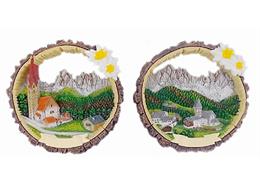Magnet Sommerlandschaft in Rinde, 2 assortiert