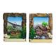 Magnet Sommerlandschaft mit Seilbahn, 2 assortiert