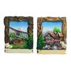 Magnet Sommerlandschaft mit Seilbahn, 2 assortiert