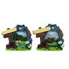 Magnet Sommerlandschaft mit Wanderrucksack und Velo, 2 assortiert