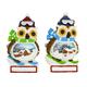 Magnet Winter Eule auf Ski, 2 assortiert