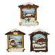 Magnet Winter Haus, 3 assortiert