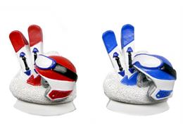 Magnet Winter Helm und Ski, 2 assortiert