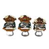 Magnet Winter Kuckucksuhr mit Flaschenöffner, 3 assortiert